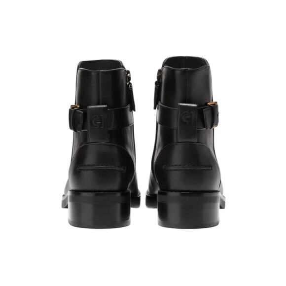 NWOT Cole Haan Hampshire Buckle Black Booties – Sz 9B - Picture 2 of 9